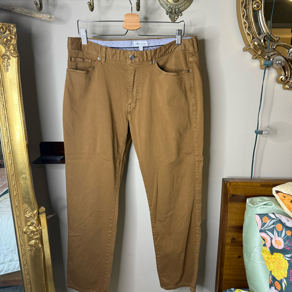 Peter Millar Caramel Pant Sz 36 - Picture 1 of 3